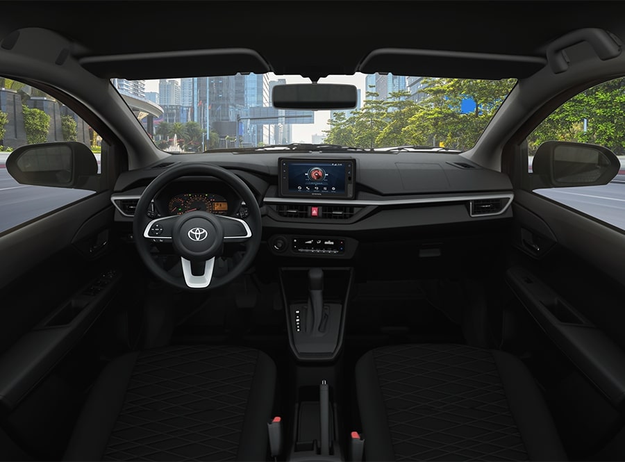 nội thất toyota wigo 2023