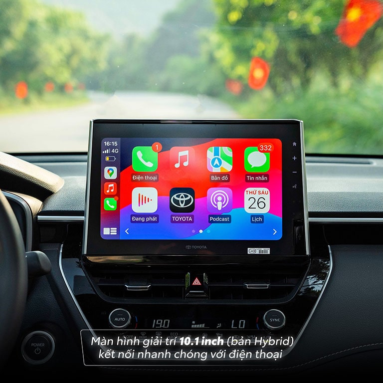 toyota cross nâng cấp